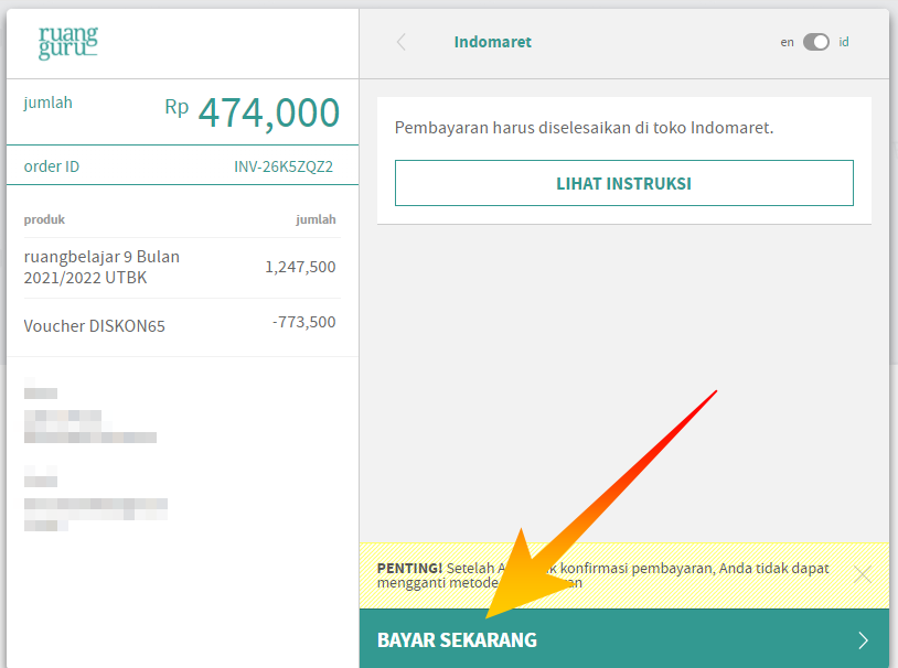 Beli Paket UTBK Ruangguru