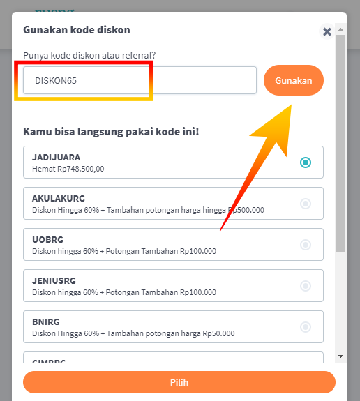 Beli Paket UTBK Ruangguru