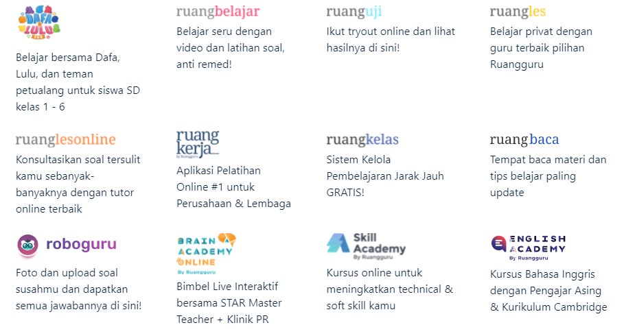 produk terbaik dari ruangguru