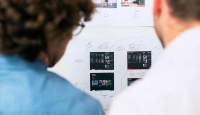 engineers designing app